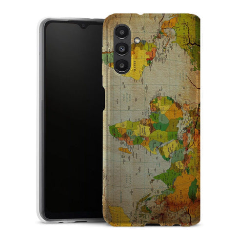 Coque Samsung Galaxy A13 5G Mappemonde - MaCoquePerso