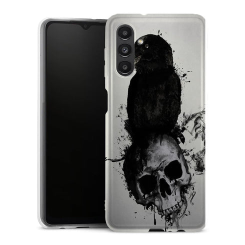 Coque Samsung Galaxy A13 5G Raven and Skull - MaCoquePerso