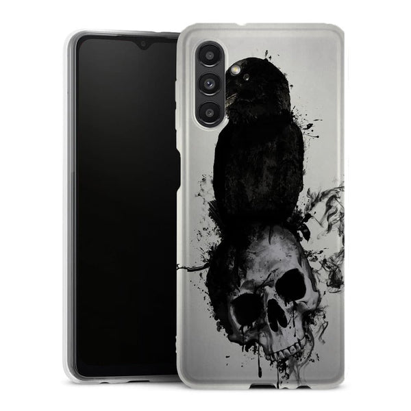 Coque Samsung Galaxy A13 5G Raven and Skull - MaCoquePerso