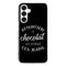 Coque Samsung A16 5g Attention le Chocolat fait retrecir les jeans