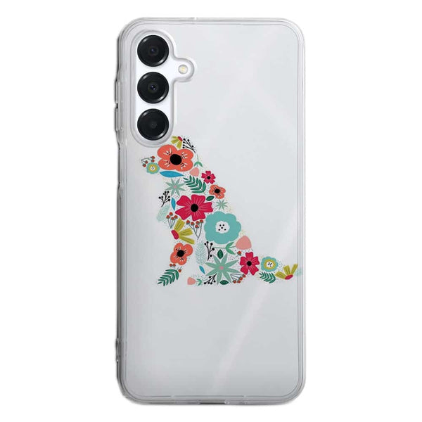 Coque Samsung A16 5G Border Collie floral