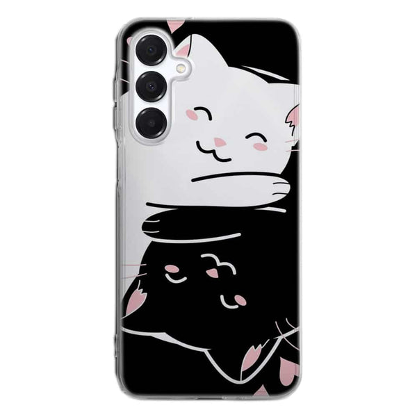 Coque Samsung Galaxy A16 5G Chats Kawaii Yin et Yang