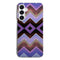 Coque pour Samsung A16 5G Chevrons Azteque Violet