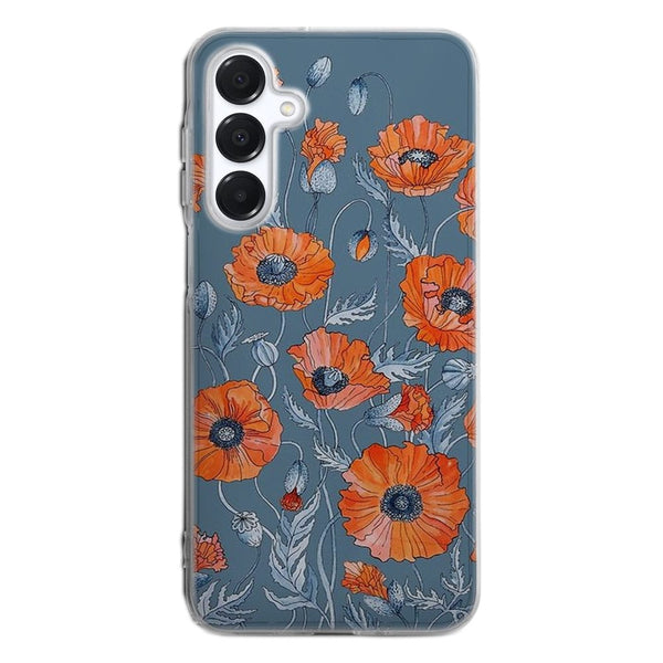 Coque Samsung A16 5G Coquelicots floral botanical art