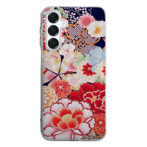 Coque Samsung A16 5G fleurs japonais antiques
