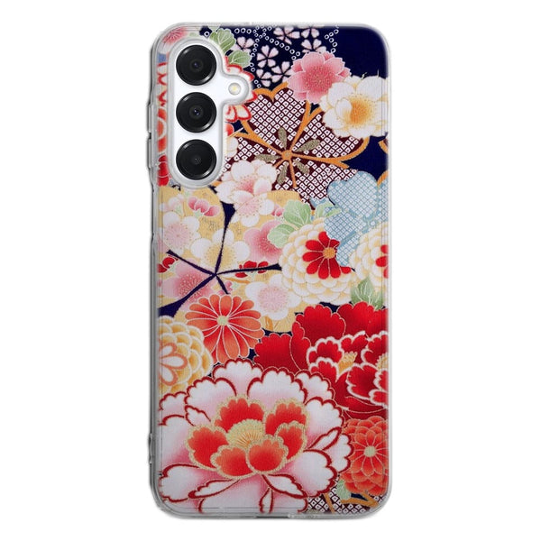 Coque Samsung A16 5G fleurs japonais antiques