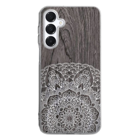 Coque pour Samsung A16 5G Floral Lacet Bois