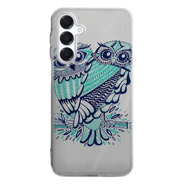 Coque Samsung Galaxy A16 5G Hiboux Turquoises