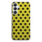 Coque pour Samsung A16 5G Jaune à Pois Noirs