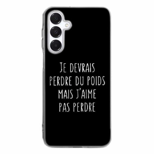 Coque Samsung A16 5g Je devrai perdre du poids mais je n'aime pas perdre