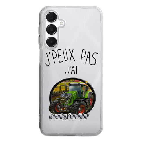 Coque Samsung Galaxy A16 5g Je Peux pas j'ai Farming Simulator