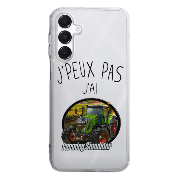 Coque Samsung Galaxy A16 5g Je Peux pas j'ai Farming Simulator