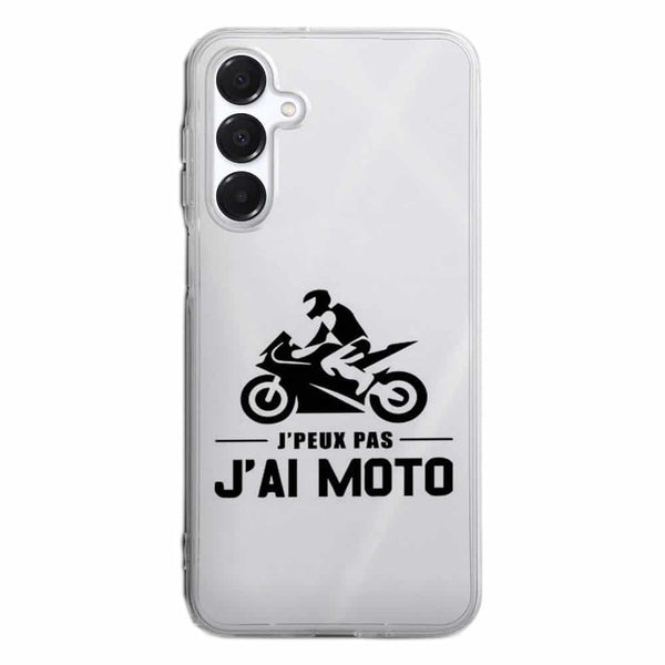 Coque Samsung A16 5g Je peux pas j'ai moto