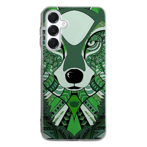 Coque Samsung Galaxy A16 5G Loup Vert Azteque