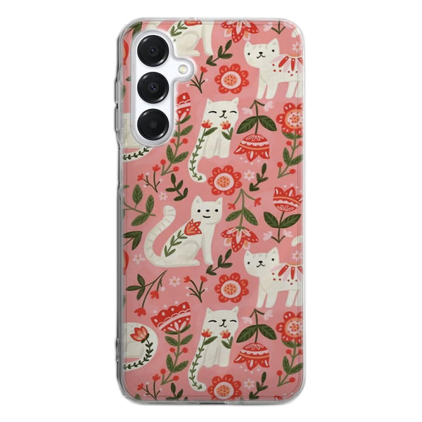Coque Samsung Galaxy A16 5G Motif de chat folklorique