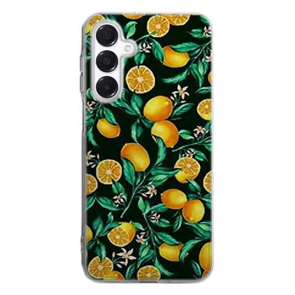 Coque Samsung A16 5G Orange sur Fond Noir