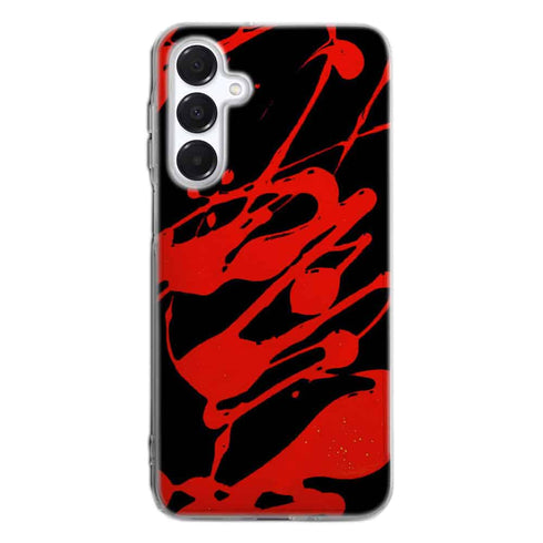 Coque pour Samsung A16 5G Paint Slpash Rouge