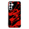 Coque pour Samsung A16 5G Paint Slpash Rouge