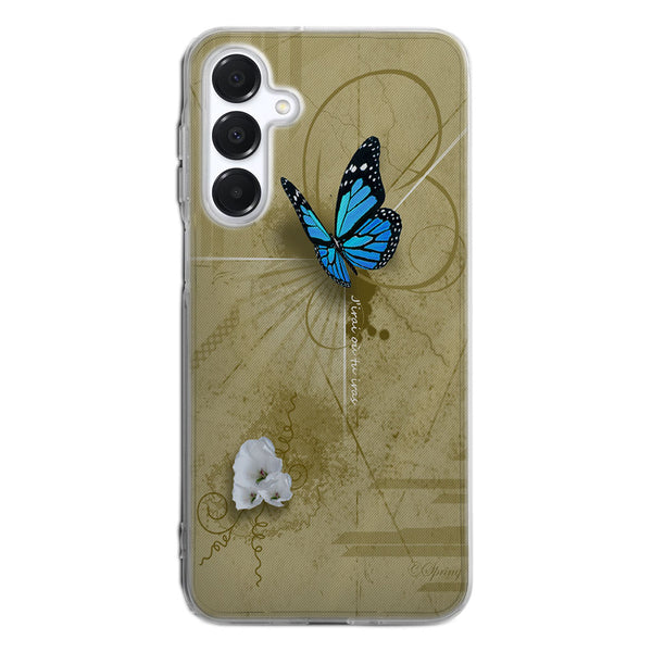 Coque Samsung Galaxy A16 5G Papillon Bleu