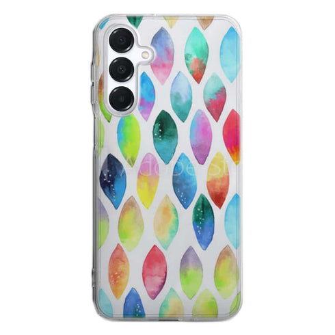 Coque A16 5G Plumes Watercolors pour Samsung galaxy