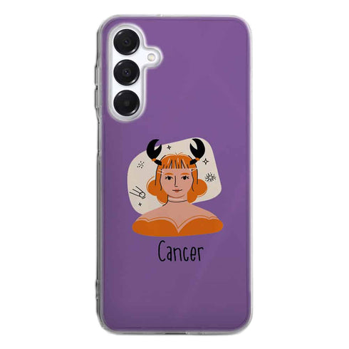 Coque gel silicone Samsung A16 5G Zodiac Cancer