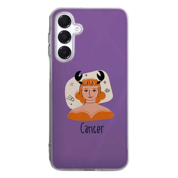 Coque gel silicone Samsung A16 5G Zodiac Cancer