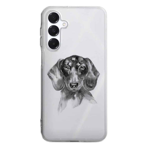 Coque Samsung Galaxy A16 5G Teckel Black and White