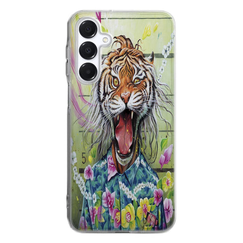 Coque Samsung Galaxy A16 5G Tiger Flowers