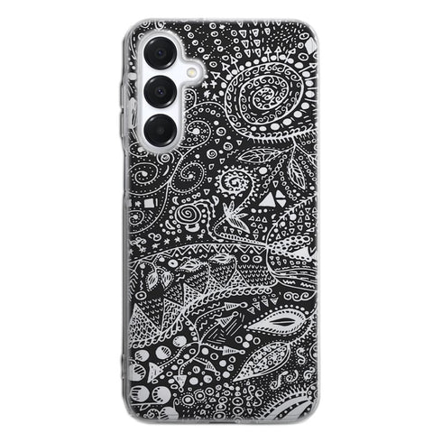 Coque pour Samsung A16 5G Aztec bw handmade