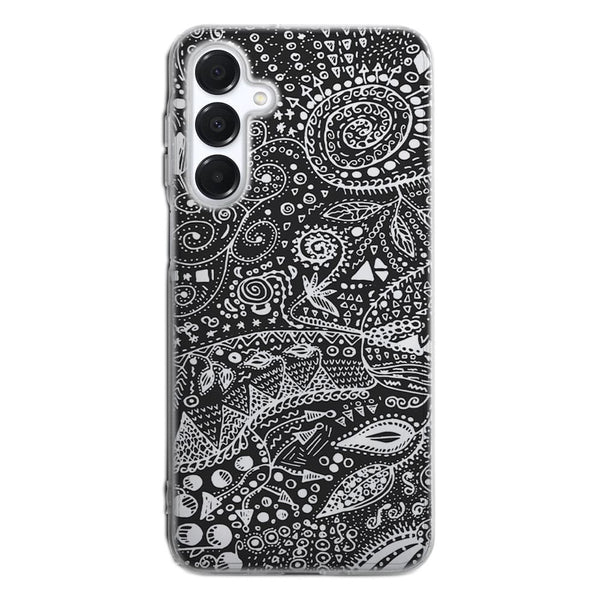 Coque pour Samsung A16 5G Aztec bw handmade