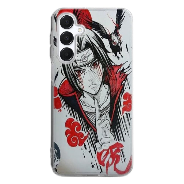 Coque Samsung Galaxy A16 5G itachi blood eyes raven akatsuki