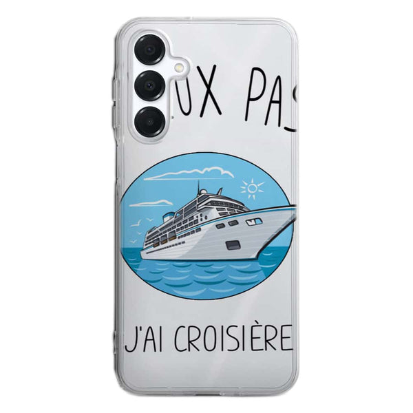 Coque Samsung A16 5G Je Peux pas J'ai Croisiere Bateau