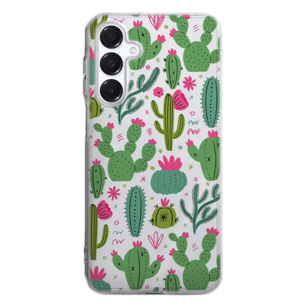 Coque Samsung A16 5G Minimalist pattern With Cactus Plants