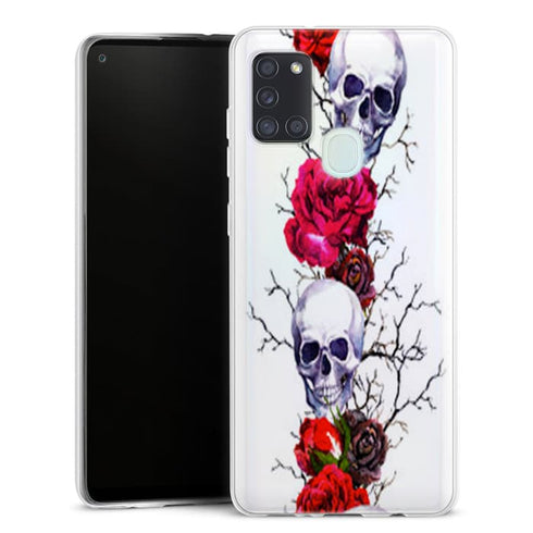 Coque Human Chic Skulls pour Samsung A21s