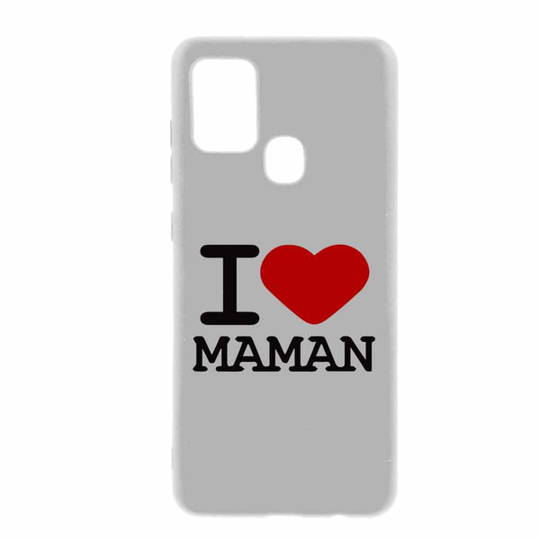 Achat Coque I Love Maman pour Samsung A21S ( SM-A217F )