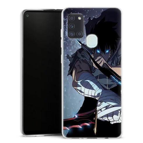 Solo Leveling Jin Woo | Coque Samsung J8 2018 | Tpu Antichocs | Protection Compatible Smartphone Galaxy SM J810 - MaCoquePerso
