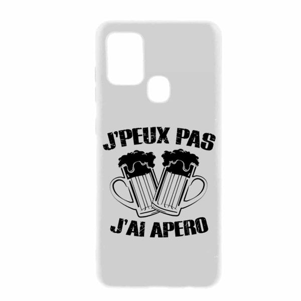 Coque A21S Je peux pas j'ai apéro