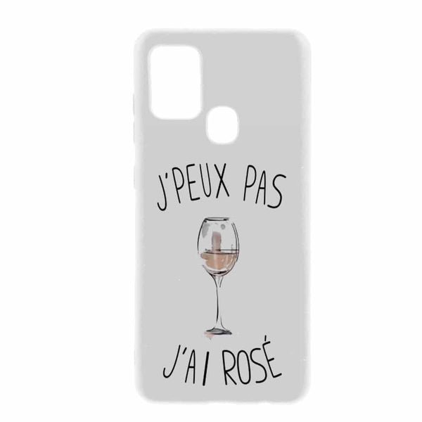 Coque Je peux pas j'ai Rose Vin pour Samsung A21S