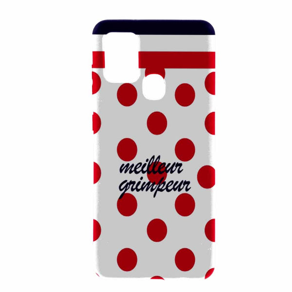 Achat Coque pas Cher A21S Meilleur grimpeur pois rouge
