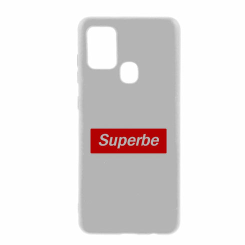 Coque message humour superb supreme parody pour Samsung A21S ( SM-A217F )