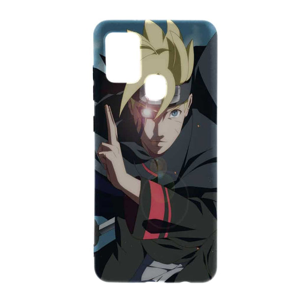 Coque Galaxy a21s Souple Boruto Jougan