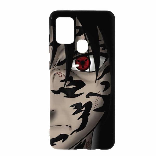Coque smartphone pas cher Manga Samsung a21S Sasuke Sharingan