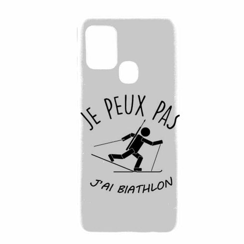 Coque je peux pas j'ai biathlon Samsung A21s