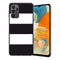Coque Samsung Galaxy A23 5G Bandes Mariniere Noires Blanches