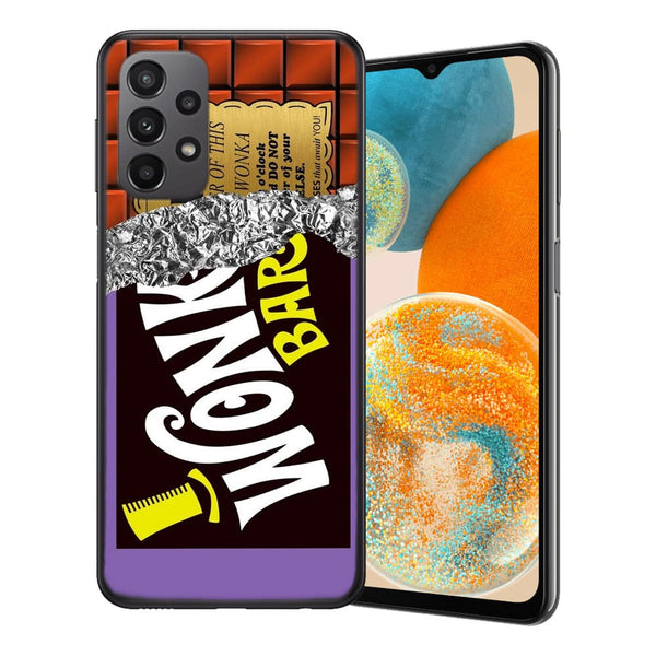 Coque Samsung Galaxy A23 5G Billet dor de Wonka au chocolat