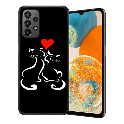 Coque Samsung Galaxy A23 5G Cats Love