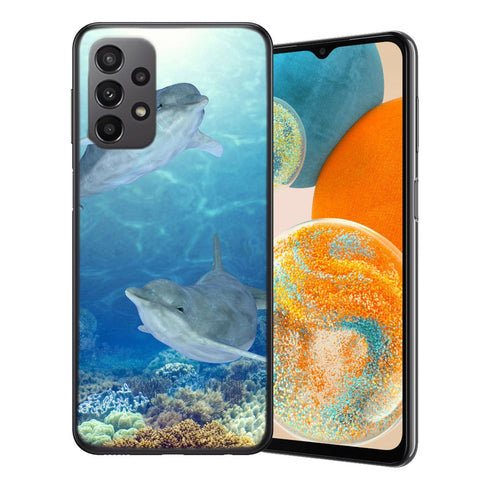 Coque Samsung Galaxy A23 5G Dauphins-Heureux