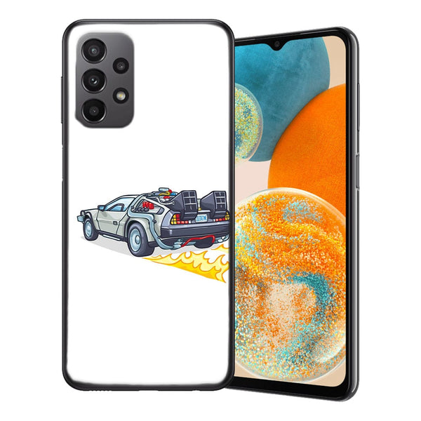 Coque Telephone Samsung Galaxy A23 originale Delorean retour vers le futur