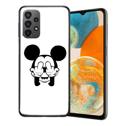 Coque téléphone Samsung A23 Doigt d'honneur Fuck the Mouse