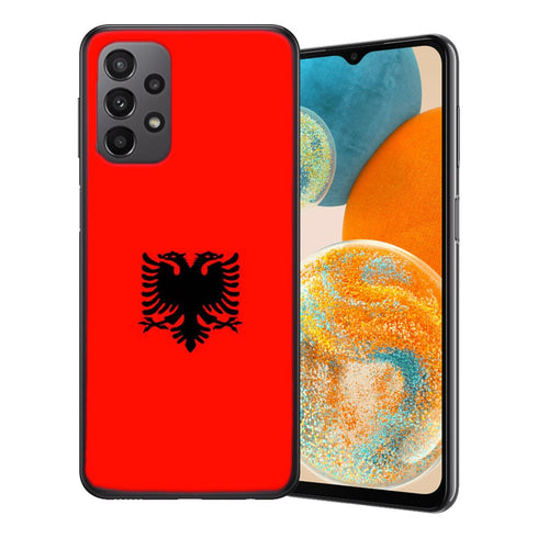Coque Samsung Galaxy A23 5G Albanie | Housse antichoc , Etui de silicone, Motif drapeau Albanais